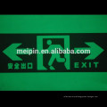 glow in dark exit sign